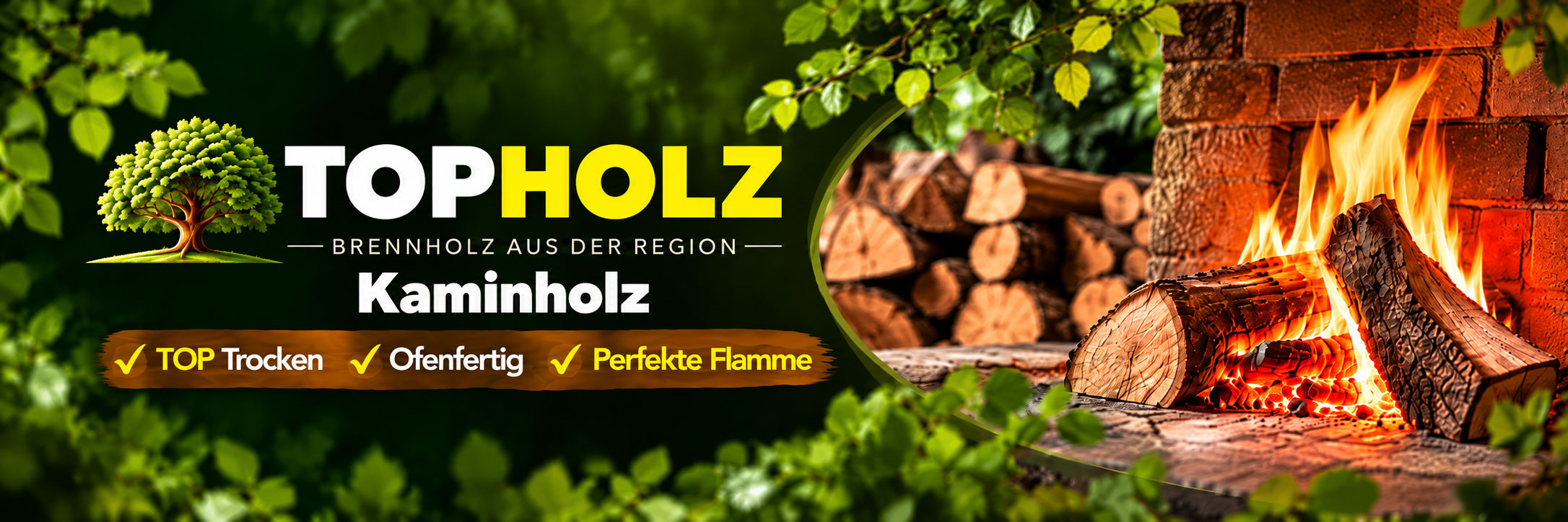 Topholz - Kaminholz kammergetrocknet