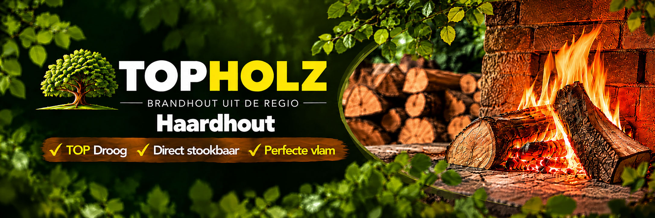 Topholz - Kamerstog gedroogd haardhout